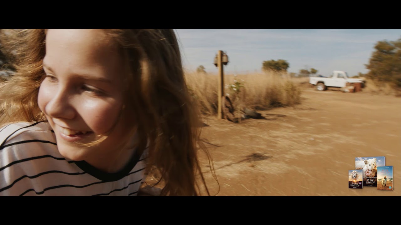 Mia i biały lew - zwiastun książek