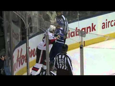 Phaneuf Hit & Fight vs. Ottawa [September 19]