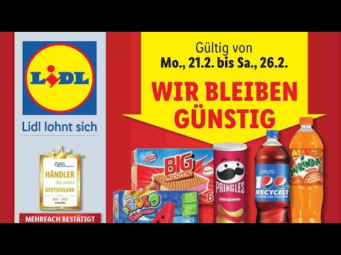 🛒 LIDL Katalog Prospekt 21. bis 26. Februar 2022 - Neuigkeiten, Angebote Deutschland 🇩🇪