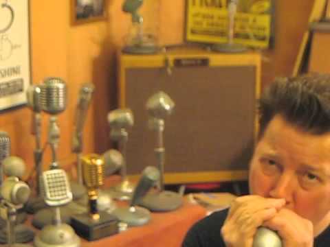 Custom 1960s Shure 440SL Controlled Magnetic Bullet Vocal Harp Mic