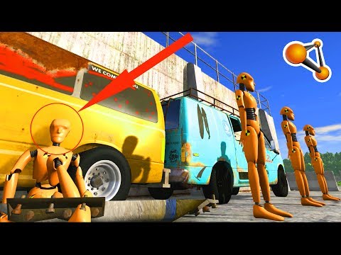 Dummy Close Shooting test Beamng Drive