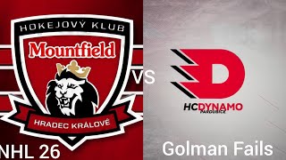 Mountfield HK vs HC Dynamo Pardubice | Golman Fails (NHL 26 / PS5)