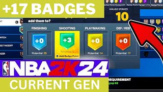 How to get 17 EXTRA badges 2k24 Current/Old gen