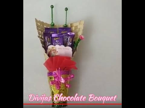 Chocolate Bouquet ll Dairy Milk Chocolate Bouquet ll Gift For Chocolate Lover