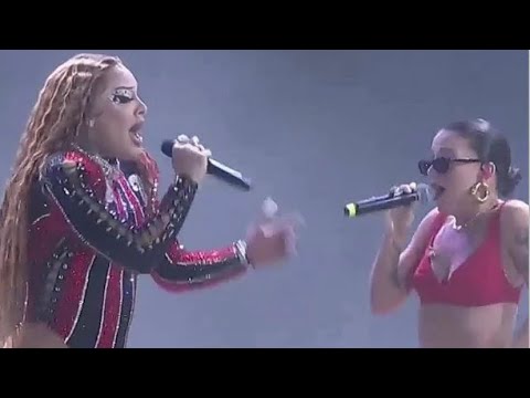 Priscilla Alcântara canta “Sobrevivi” com Glória Groove em Lollapalooza