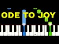 Ode To Joy EASY Piano Tutorial Beethoven