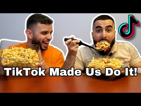 TIKTOK FAMOUS BAKED FETA PASTA MUKBANG 먹방