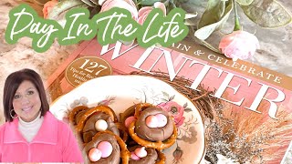 Day In The Life: ❄Cozy Wintry Days, A Delicious Easy Meal,  💗 Valentine's Treat & Refocusing