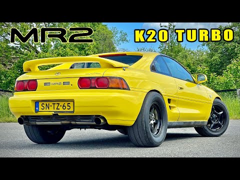 650HP Toyota MR2 *K20 HONDA VTEC TURBO* REVIEW on AUTOBAHN