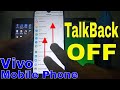 How to Turn OFF TalkBack Mode on Vivo Mobile Phone | Vivo Tips & Tricks Tutorials