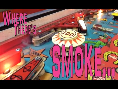 Testing a Customer's 1976 Bally Flip Flop Pinball Machine - and I Caught It On Fire!