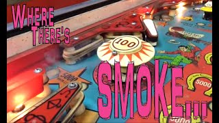 Testing a Customer's 1976 Bally Flip Flop Pinball Machine - and I Caught It On Fire!