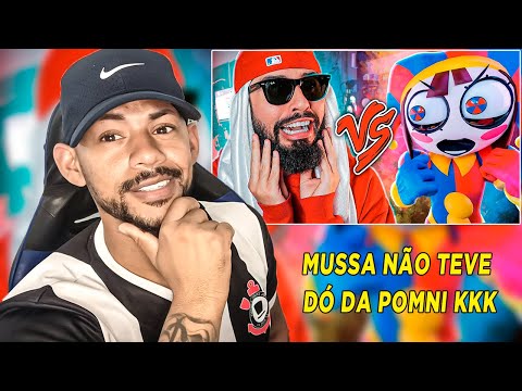 Pomni (The Amazing Digital Circus) Vs. Mussa - Batalha de Rap | REACT