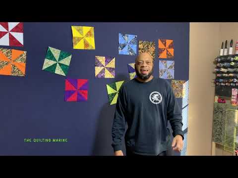 THE QUILTING MARINE - Pinwheel Party Quilt