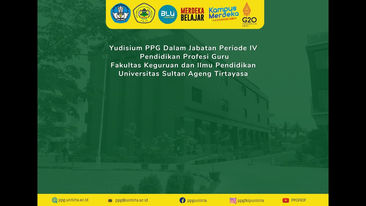 YUDISIUM PPG PERIODE IV FKIP UNTIRTA 2023