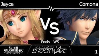 USW 1 - Jayce (Zelda) vs TLOC | Comona (Chrom) Pools - WS - SSBU