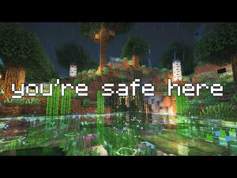 Calm in the Rain | Cozy Rain Sounds (Minecraft Ambience)