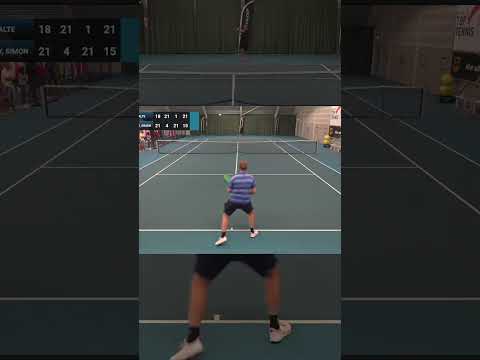 Three Gummi-arm points at the FIR Racketlon World Championships #shorts  #racketlon #youtubeshorts