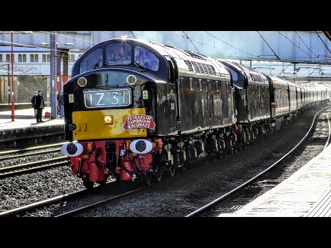 Trains at Lancaster, WCML | 13/11/2021 (Incl: Class 40's)