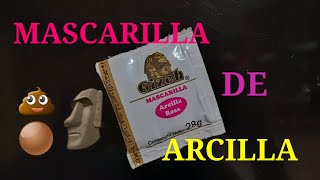 MASCARILLA DE ARCILLA ROSA 💩🤎🗿 económica y buena!!!