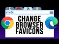How to Change your Web Brower Favicon Website Icons