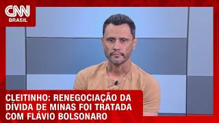 Vídeo: Cleitinho diz que pediu ajuda a Flávio Bolsonaro para renegociar dívida de MG | BASTIDORES CNN