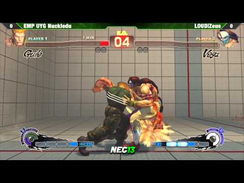 SSF4 AE2012 Top 8 EMP UYG Nuckledu vs LOUD Zeus - NEC13 Tournament