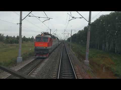 Видеозарисовка из кабины электровоза ЧС7