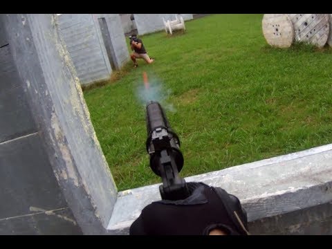 .50 Caliber Paintball Revolver Gameplay - Insane Paintball 10-14-2017