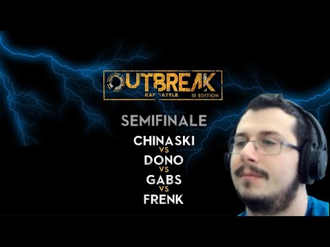 Reazione Outbreak 2019: FRENK vs GABS vs DONO vs CHINASKI - Semifinale