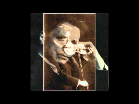 George Enescu plays live encore, rare 1949: Bach G Minor Fugue