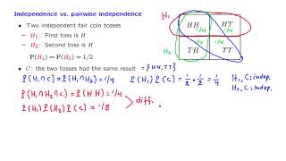 L03.8 Independence Versus Pairwise Independence