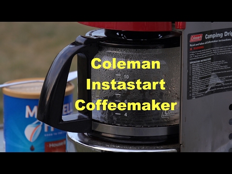 Awesome Outdoors - Coleman Instastart Coffeemaker