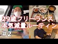 29歳フリーランス。減量期ルーティン【3/8~3/11】#2