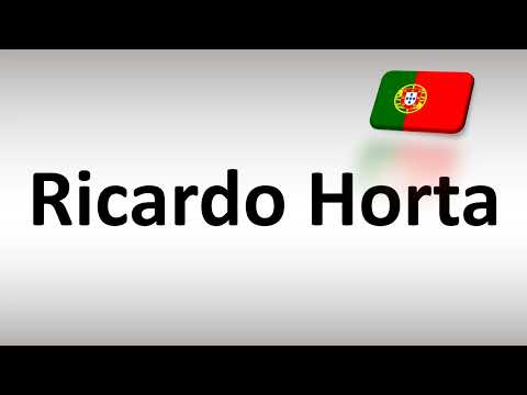 How to Pronounce Ricardo Horta (Portuguese Footballer)