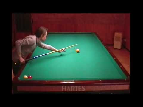 Billiard Cue - Three-cushion soccer trick