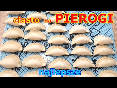 Najlepsze ciasto na pierogi 👌 elastyczne, delikatne, nie pęka i nie rozkleja się podczas gotowania 👍