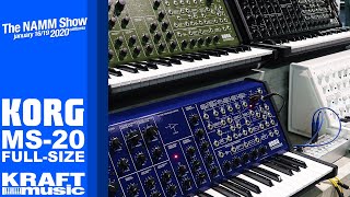 Video thumbnail for NAMM 2020 - Korg MS 20 FS Full Size by Kraft Music