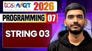 TCS NQT 2026 | Programming 07 | String 03 | TCS NQT Preparation