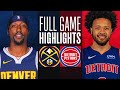 NUGGETS at PISTONS | FULL GAME HIGHLIGHTS | November 20, 2023