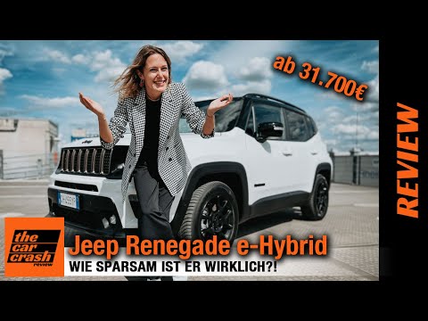 Jeep Renegade e-Hybrid (2022) im Test! So sparsam ist das Facelift! Fahrbericht | Review | UPLAND