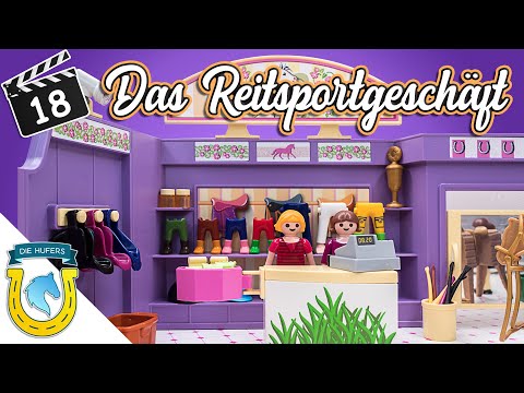 Playmobil Die Hufers - Folge 18: Das Reitsportgeschäft 🐎 | Shopping im Reiterladen | Pferdeladen