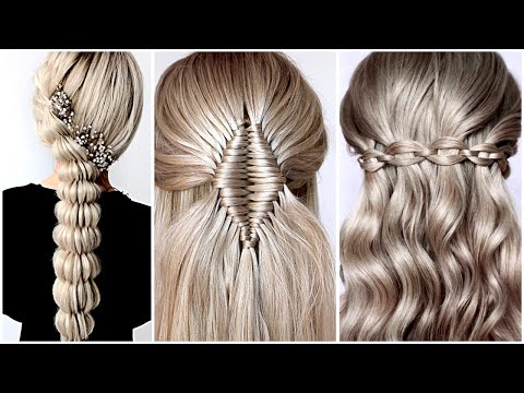 😱 10 Easy Braid Hairstyle Tutorial 😍 Hairstyle...