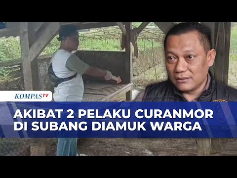 Terciduk Curi Motor Petani, 2 Pelaku Curanmor di Subang Diamuk Warga, 1 Tewas & 1 Luka-luka | BORGOL