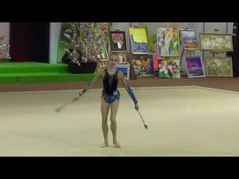 Julia Evchik BLR clubs all  around Baltic Hoop 2018