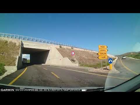 DRIVE #790: Fier-Vlorë (Vlora) (Albania) (timelapse 4x) *Read Description*