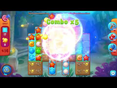 🎯 Fishdom 6407 Challenge Level - 20 moves + 💥💥🧨💣