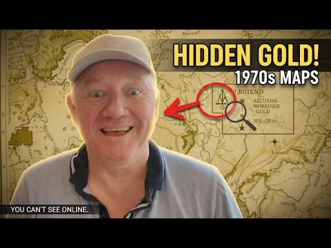 Hidden Gold! How 1970s Paper Maps Reveal Alluvial Riches You Can't See Online
