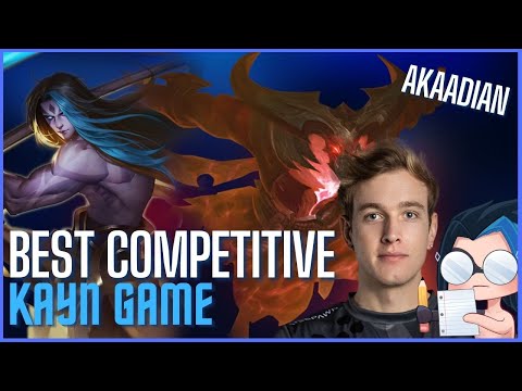 Reviewing The Best LCS Kayn Game Ever Played!!! - League of Legends