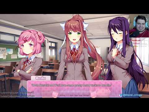 I'm starting to notice something... off... about them... - Doki Doki Literature Club (4)